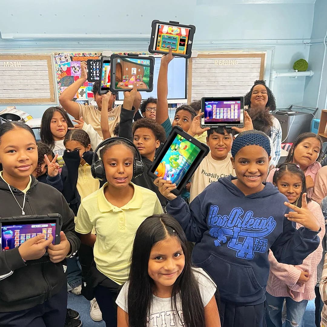 Students at P.S. 33 Timothy Dwight School