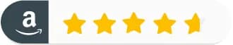 Amazon rating: 4.7 out of 5 stars