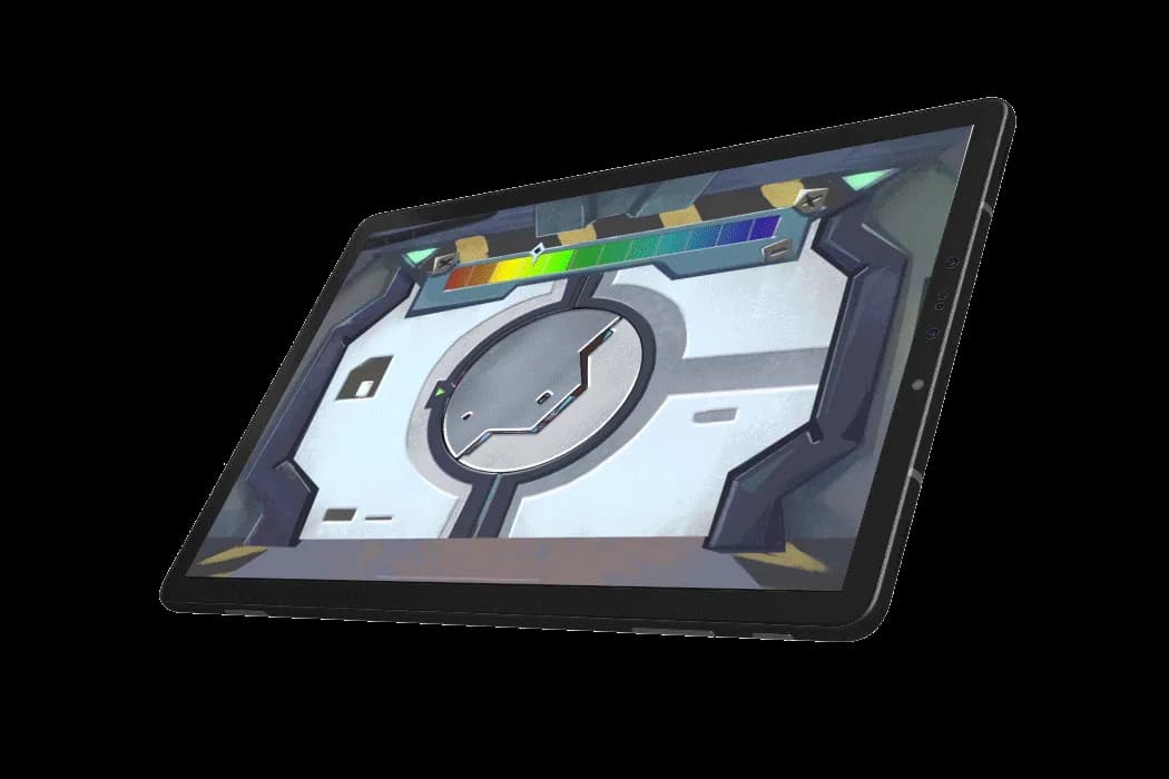 The Emotion Lab game on a tablet