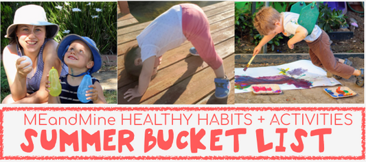 Healthy Habits + Activities Summer Bucket List